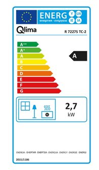 Qlima R 7227S TC-2 2850 Watt kous petroleumkachel - 4.2 liter - max 95 m3