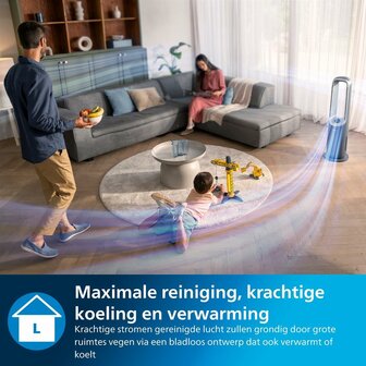 Philips Air Performer 3-in-1: luchtreiniger, verwarmer &amp; koelventilator - AMF870/15