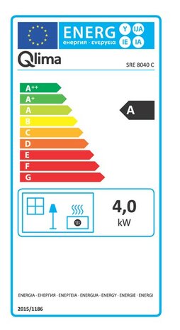 Qlima SRE 8040 C 4000 Watt laser petroleumkachel - 9 liter - max 170 m3