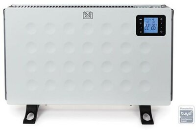 Perel Wifi Smart convectorkachel 2000 Watt - met ventilator, timer en 3 standen